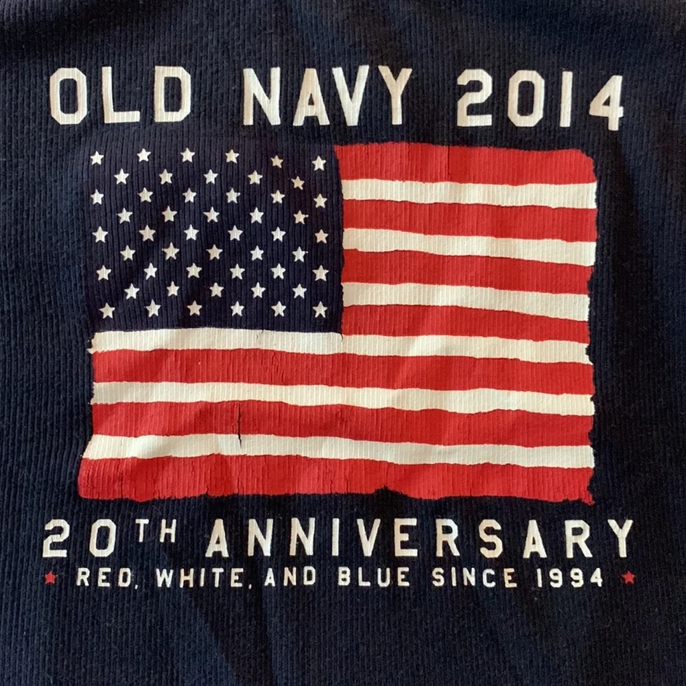 Old Navy Blue Ribbed Tank - Picture 4 of 7